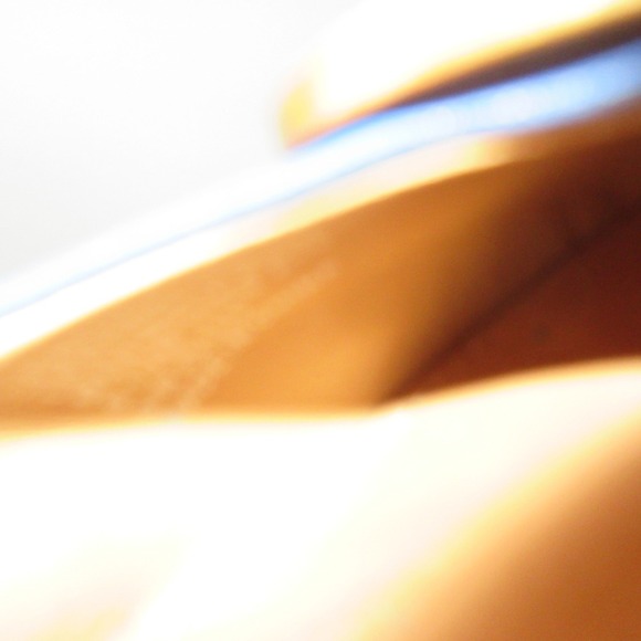 Tory Burch Ballet Flats Women 9.5 Blue Leather Logo Medallion Designer Chic 386 - Picture 5 of 14